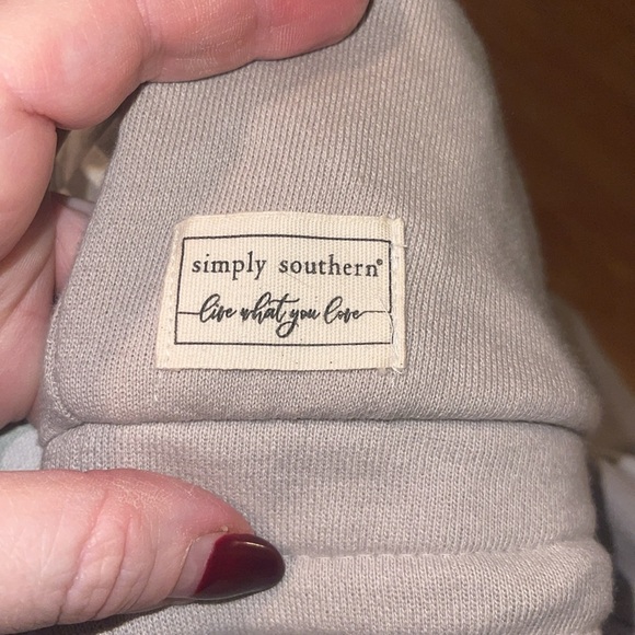 Simply Southern 1/4 Zip Striped Camouflage Pulloverr Jacket. NWT.  Large. - Picture 11 of 11